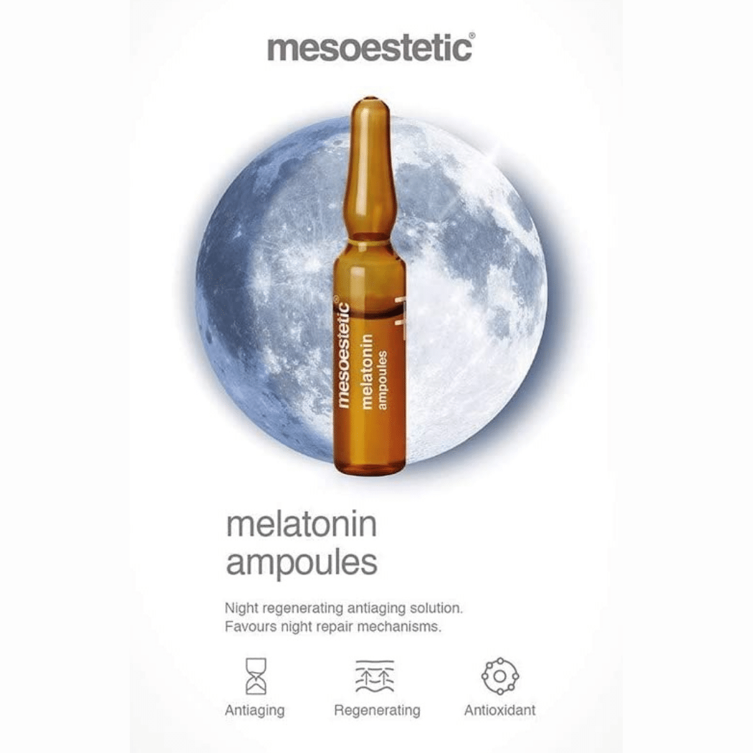 Las ampollas con melatonina de Mesoestetic afirman tener propiedades anti-edad, regeneradoras y antioxidantes.