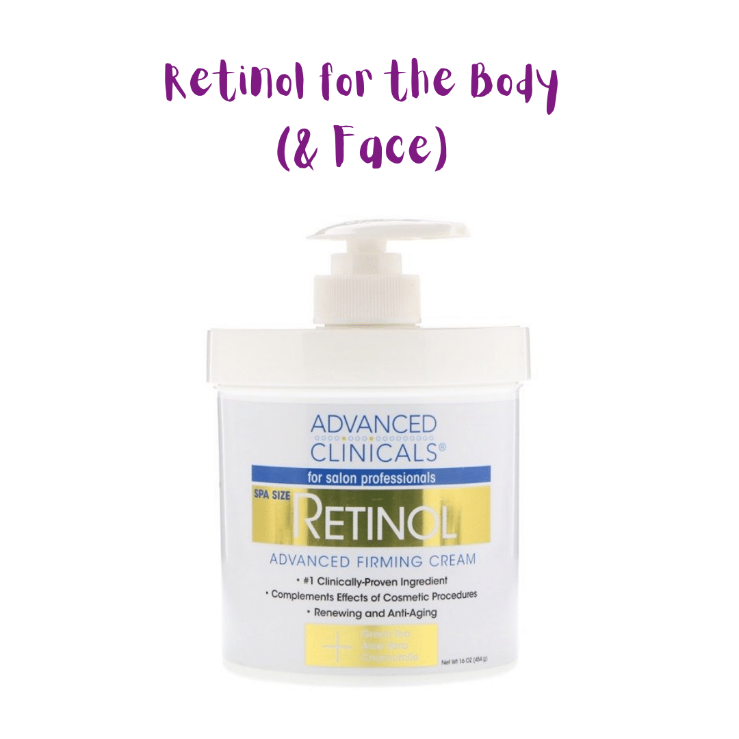 Retinol for the body (and face), from Advanced Clinicals.