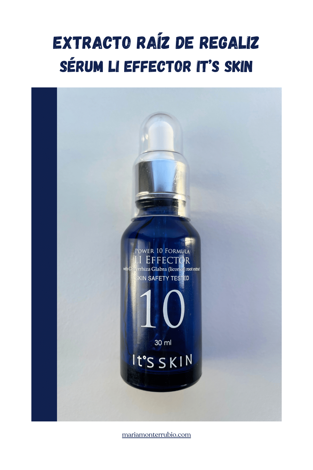 Sérum de Extracto de Raíz de Regaliz de It's Skin (foto).