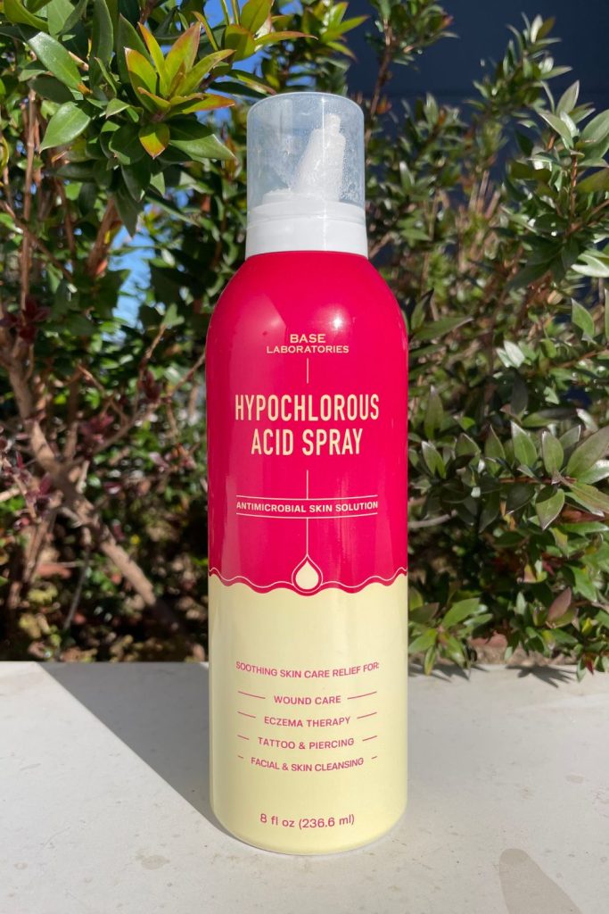 acido hipocloroso spray facial