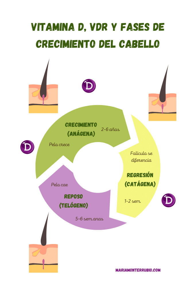 vitaminas para que salga cabello