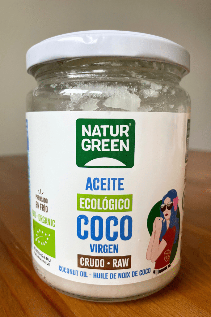 aceite de coco labios
